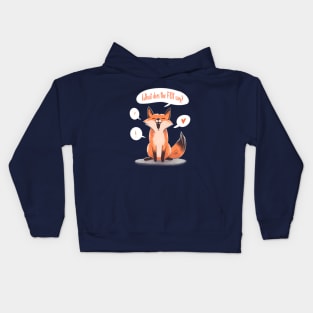 What does the FOX say Kids Hoodie